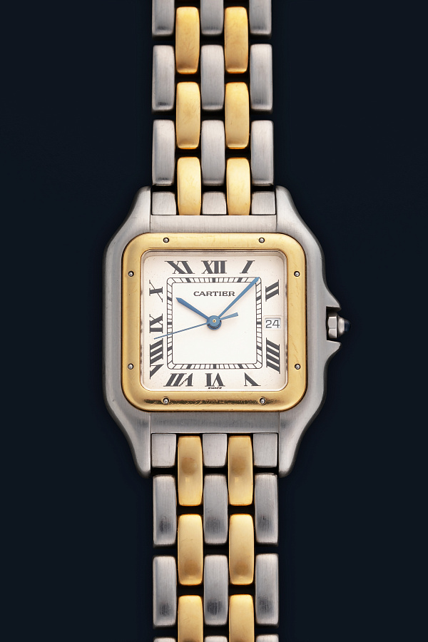 Panthère Quartz Ref. 8395 in Stainless Steel and 18k Yellow Gold