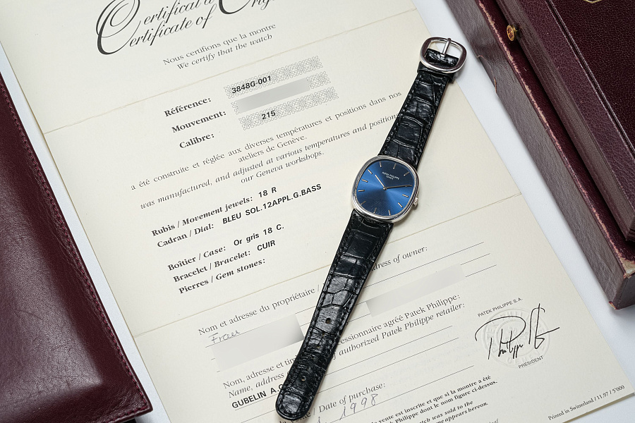 Ellipse Ref. 3848G in 18k White Gold