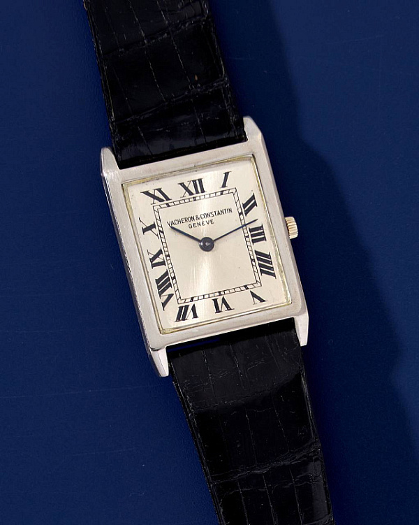 Rectangular Dress Watch 6791 White Gold Manual Wind