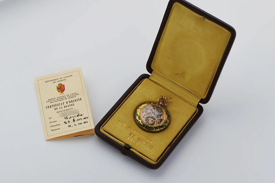 Historically Important Piece Unique Skeletonized Les Cabinotiers de Genève