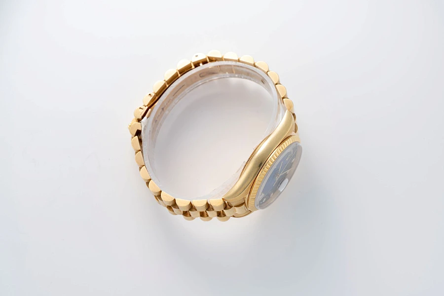 Day-Date Ref. 18238A Blue Stella Fumé Dial with Diamond Indices