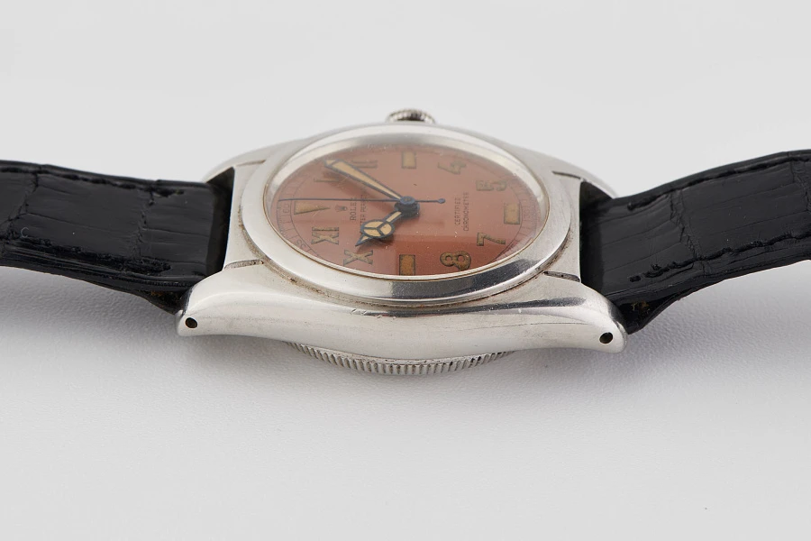 Bubbleback Ref. 2940 Tropical Salmon Radium Dial