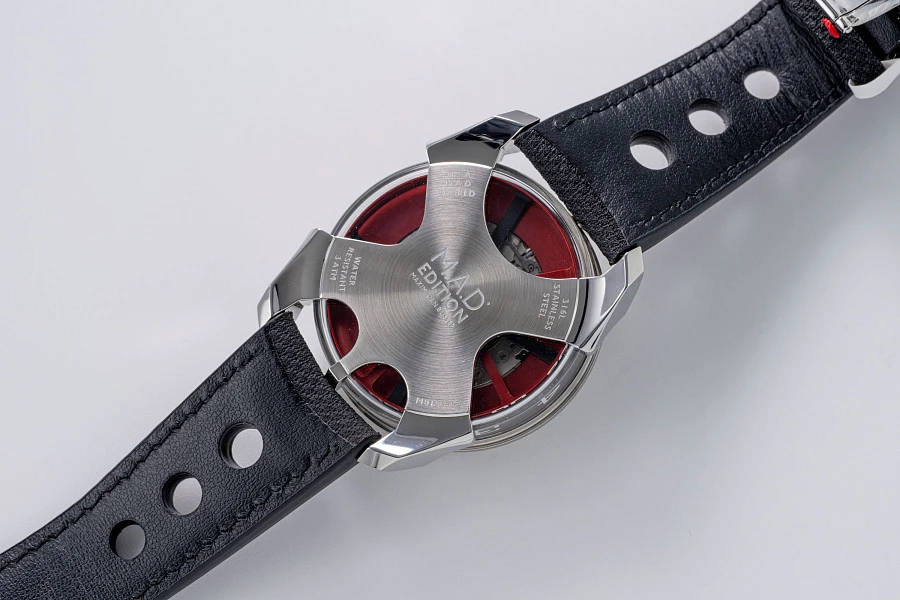 M.A.D. 1 Red in Stainless Steel