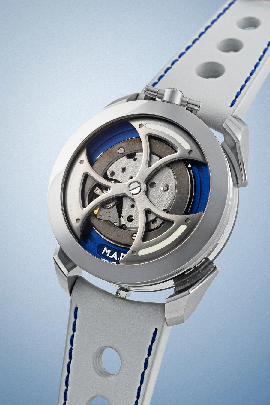 M.A.D. 1 Edition Blue in Stainless Steel