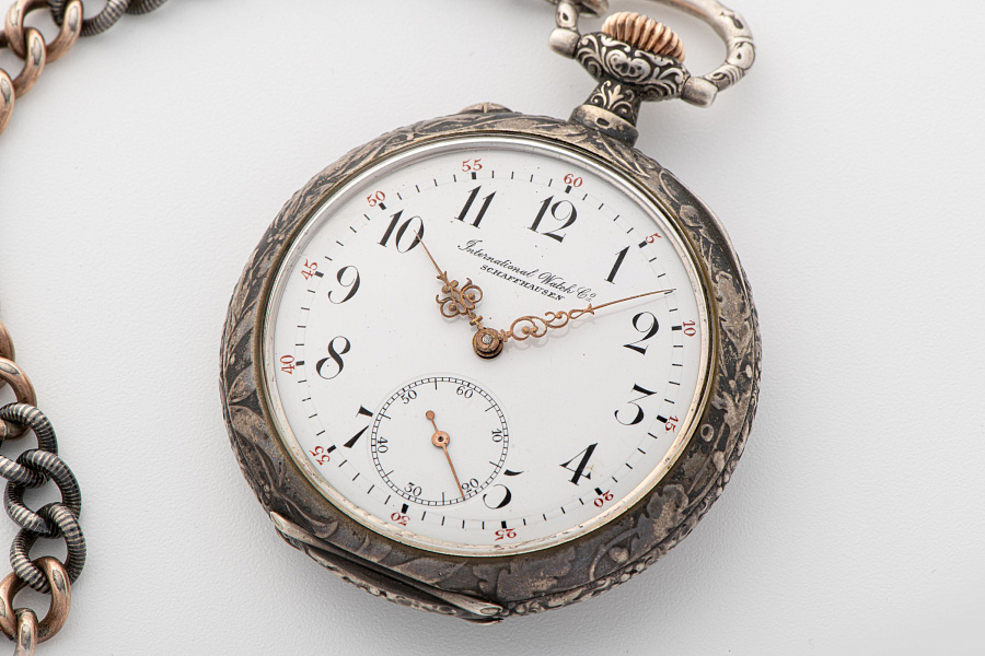 Shooting Tournament 1909 Pocket Watch in Silver