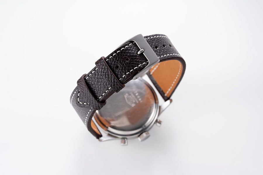 Vintage Chronograph with Gilt Dial in Stainless Steel