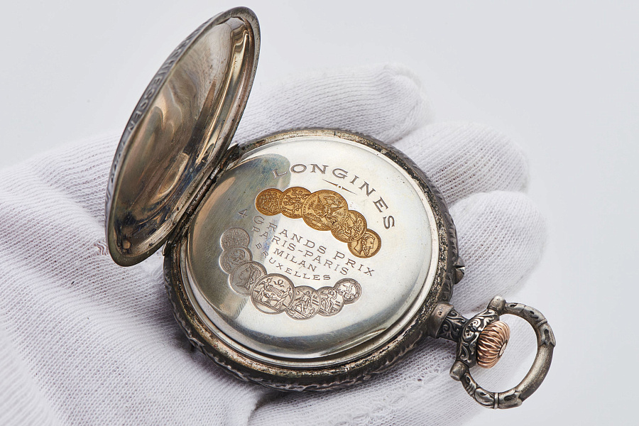 Shooting Tournament 1909 Pocket Watch in Silver