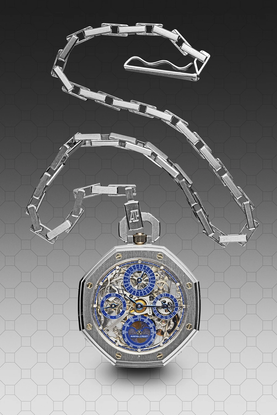 Royal Oak Pocket Watch Perpetual Calendar Skeleton