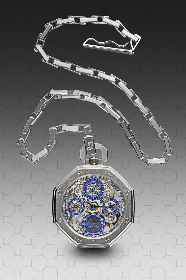 Royal Oak Pocket Watch Perpetual Calendar Skeleton