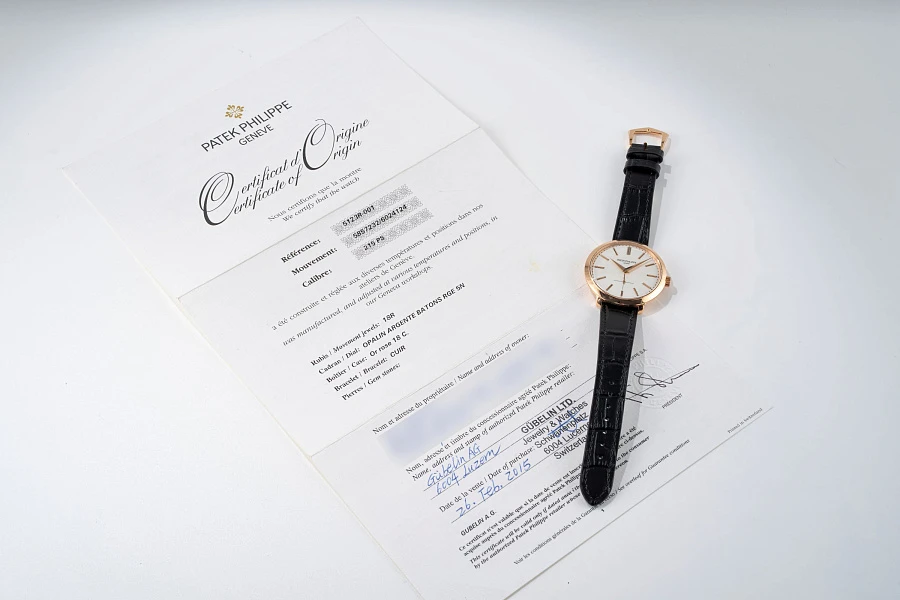 Calatrava Ref. 5123R-001 in 18k Rose Gold