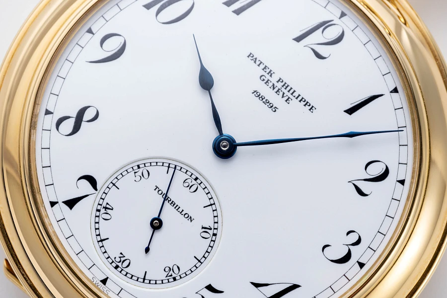 Obersvatory Chronometer Tourbillon Pocket Watch Ref. 966J in 18k Yellow Gold