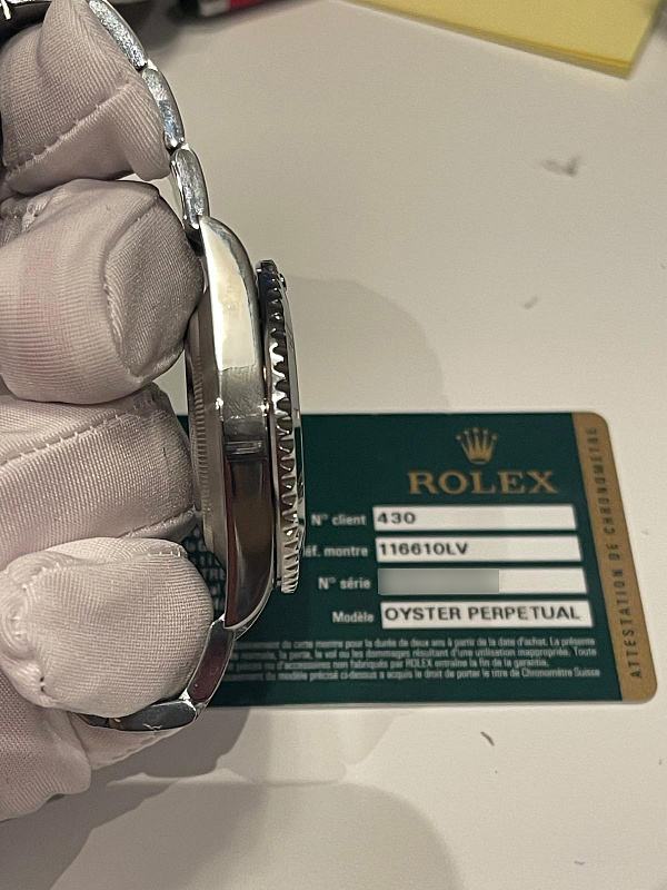 Submariner Date 116610LV ‘Hulk’