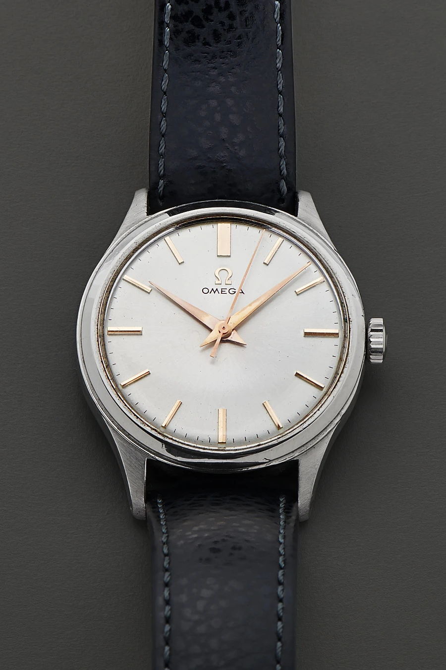 Stainless Steel Dress Watch Rose Gold Hands