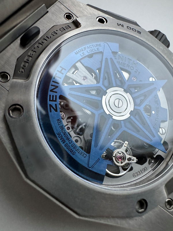 Defy Extreme Titanium 1/100th of a second chronograph