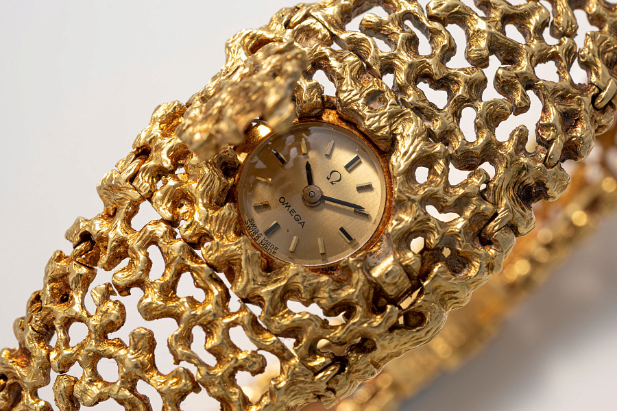 Jewelry Watch by Albert Gilbert in 18k Yellow Gold
