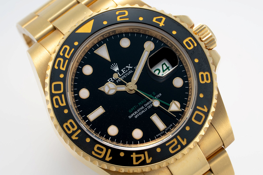 GMT Master II Ref. 116718 in 18k Yellow Gold