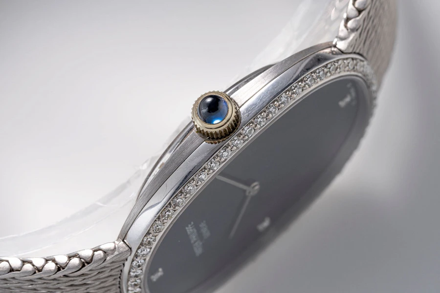 Ellipse Ref. 3849 in 18k White Gold with Diamonds