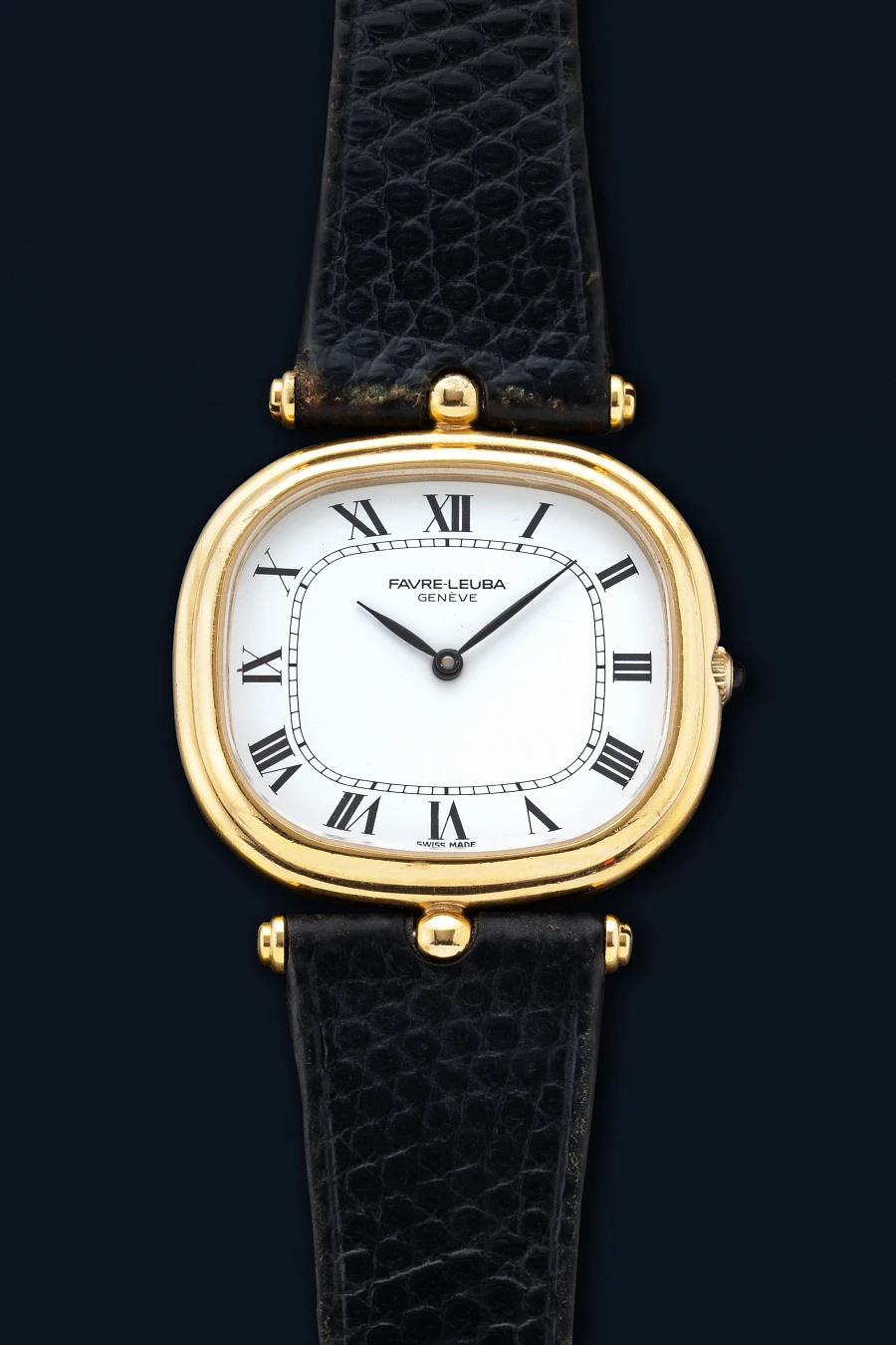 TV-Dial Dress Watch Ref. 111 in Gold Plated Stainless Steel