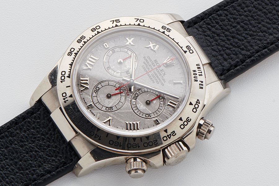 Daytona Meteorite 18k White Gold 116509