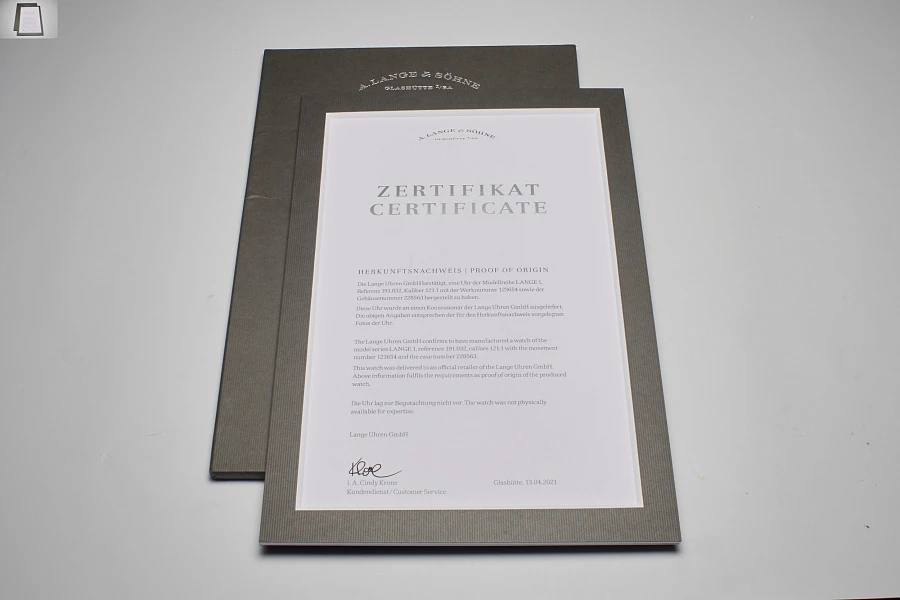 A. Lange & Söhne Lange 1