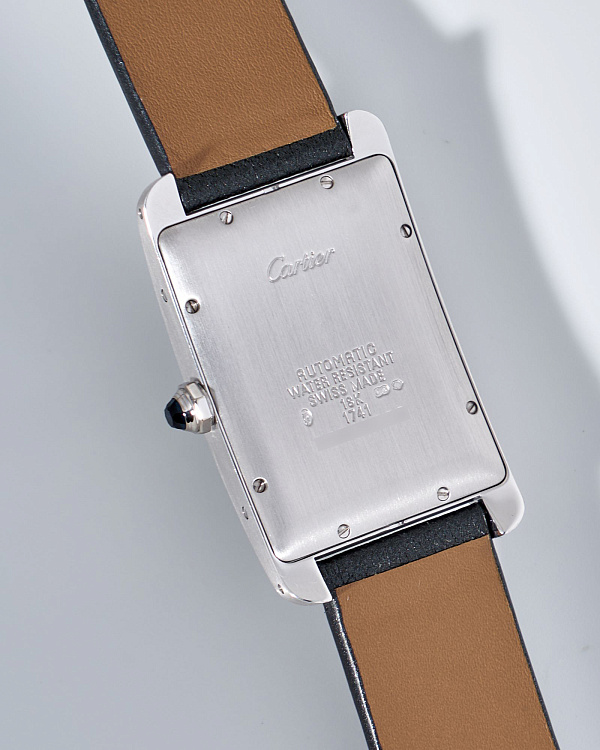 Tank Américaine Large Model White Gold Automatic