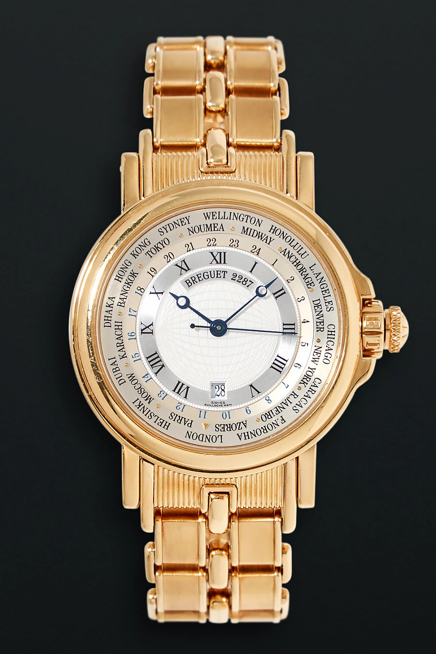 Marine Hora Mundi Automatique 3700 Yellow Gold