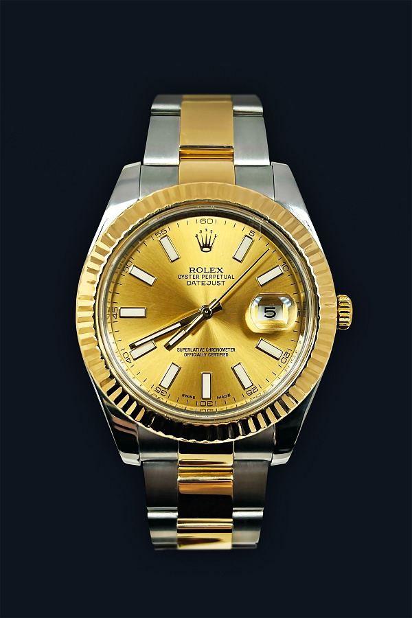 Datejust 41mm 116333 ‘Yellow Rolesor’ Sunburst Dial