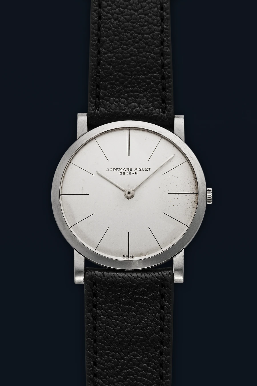 Ultra Thin Dress Watch in 18k White Gold