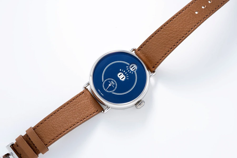 Pallweber Enamel Dial Ref. IW505003 in Stainless Steel