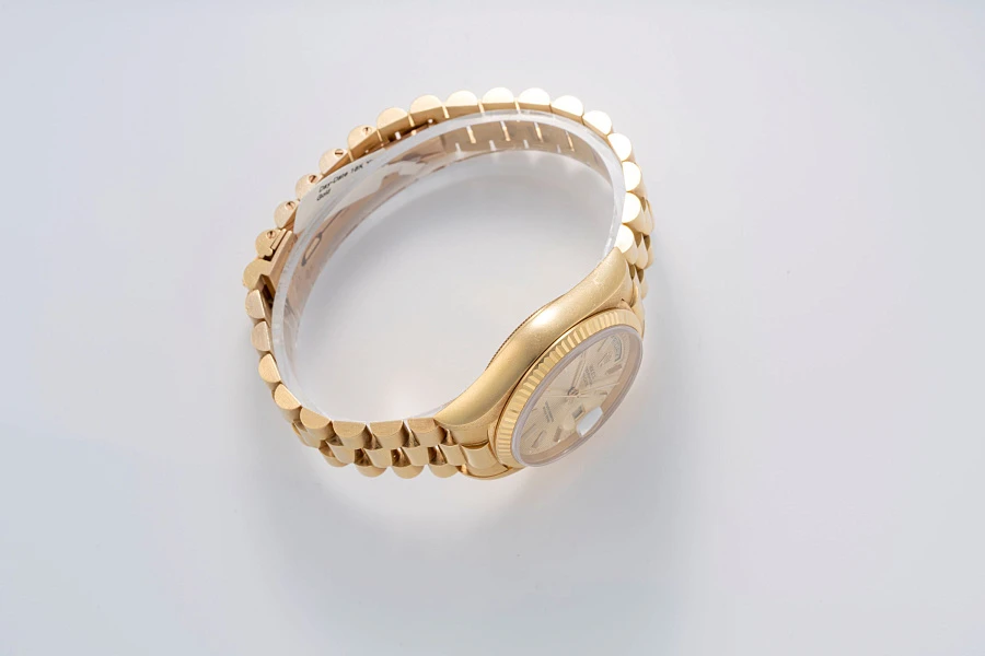 Day-Date Tapestry Dial Ref. 18038 in 18k Yellow Gold