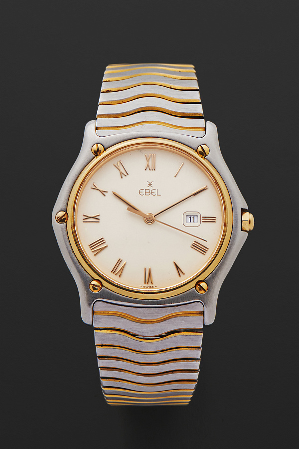 Classic Wave Ref.183903 in Stainless Steel and 18k Yellow Gold