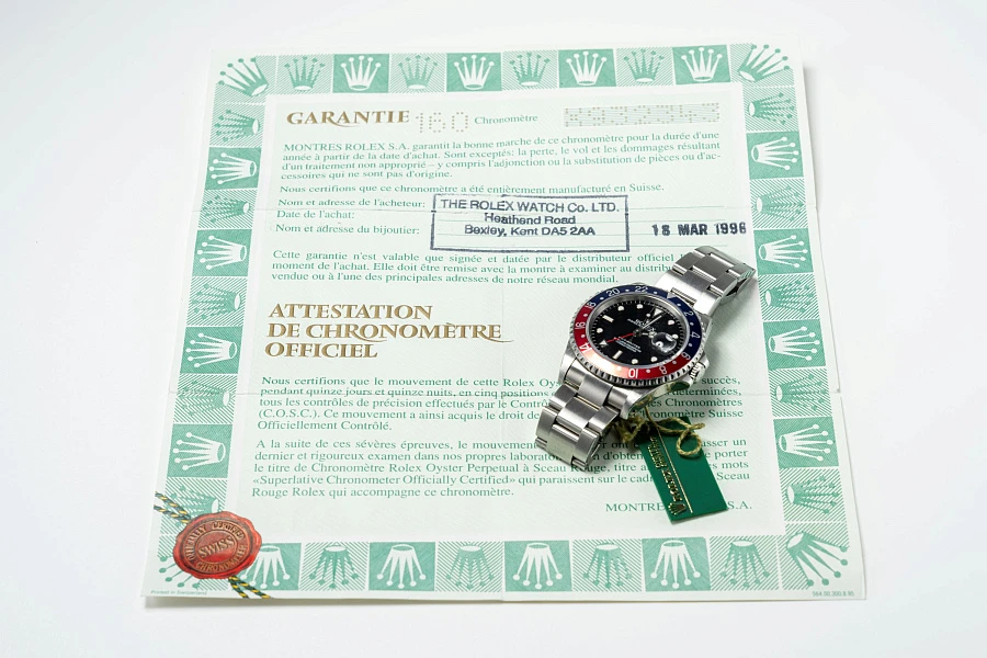 GMT-Master 'Pepsi' Ref. 16700 in Stainless Steel