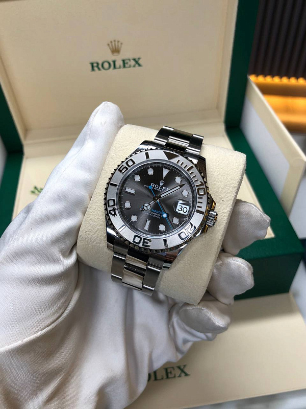 Yacht-Master 37 Rolesium Dark Rhodium Dial