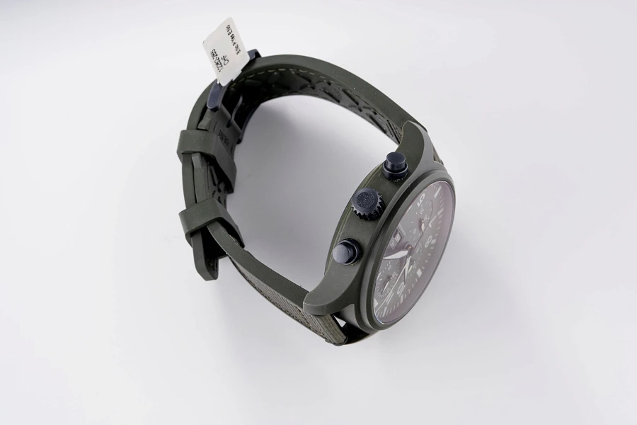 Top Gun Chronograph Ref. IW389106 in Green Ceramic