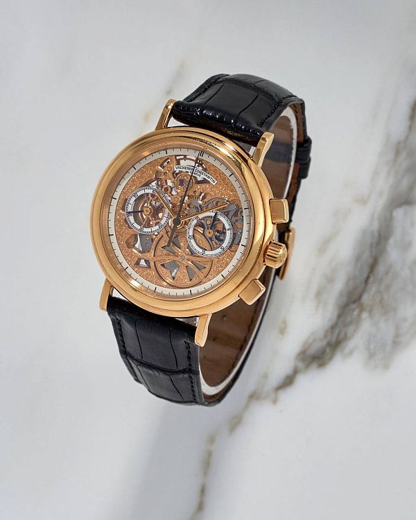 Patrimony Chronograph Squelette Rose Gold