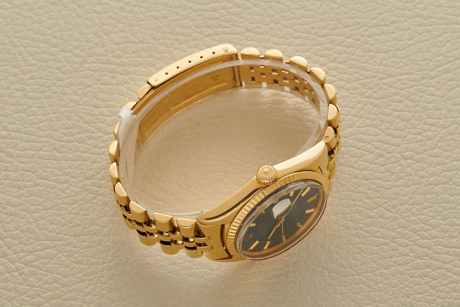 Datejust Yellow Gold Blue Dial