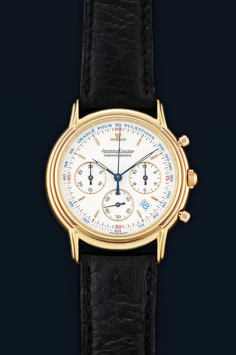 Odysseus Quartz Chronograph Ref. 165.7.3 in 18k Yellow Gold