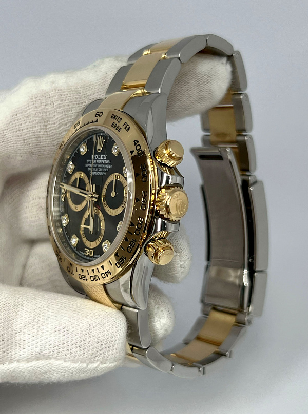 Daytona 116503 Yellow Rolesor Diamond Indexes