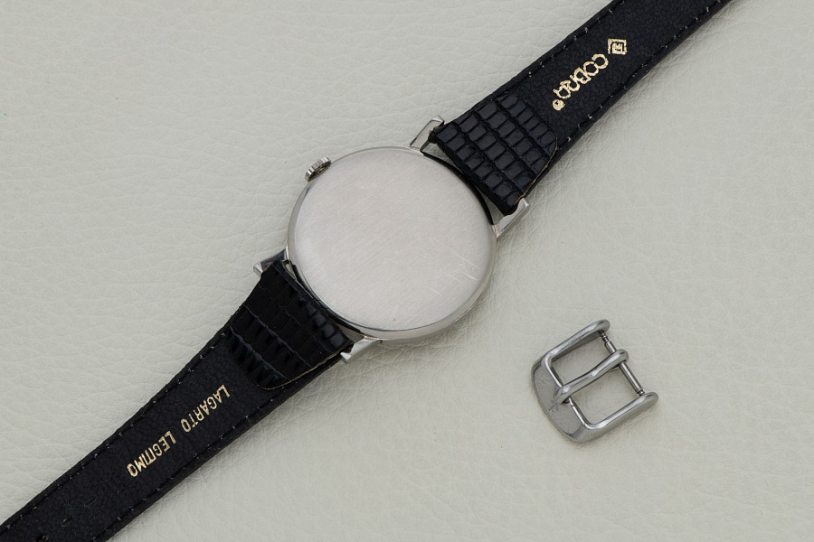 Steel Dress Watch with 'Pierced' Hour Hand