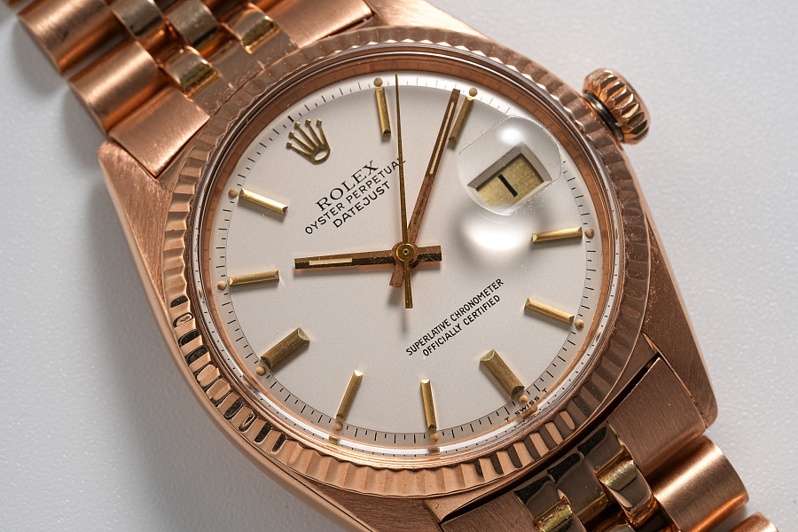 Datejust Ref. 1601 in 18k Rose Gold
