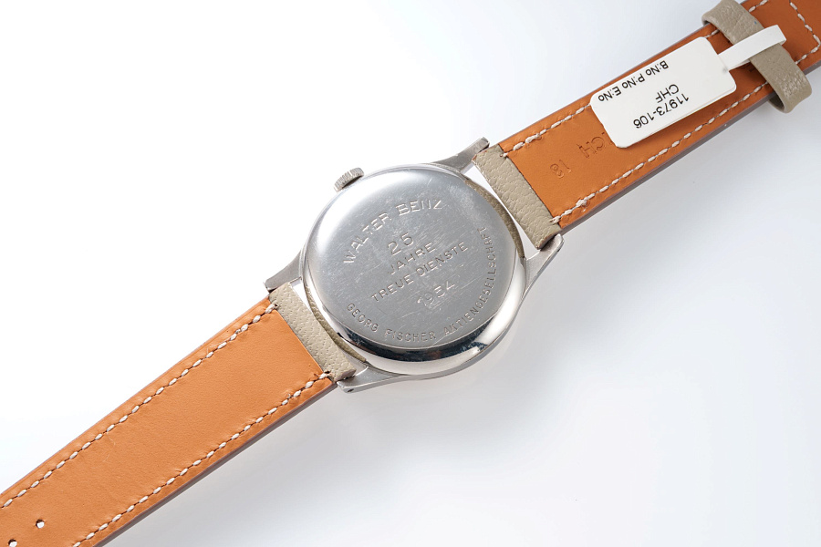 Portugieser-Style Dress Watch in Stainless Steel