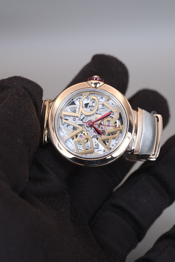 Lvcea Skeleton Steel & Rose Gold 33mm