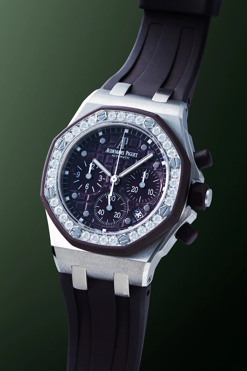 Offshore Chronograph Ref. 26048SK in Stainless Steel with Diamonds