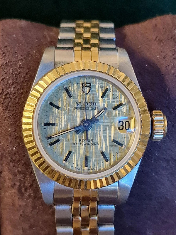 Princess Date Steel & Gold Rolex Case Never Polished