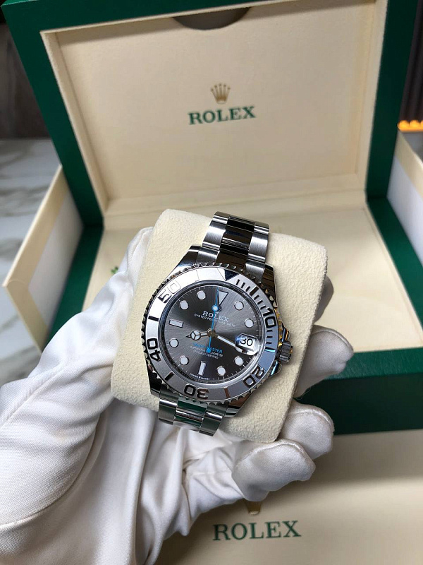 Yacht-Master 37 Rolesium Dark Rhodium Dial