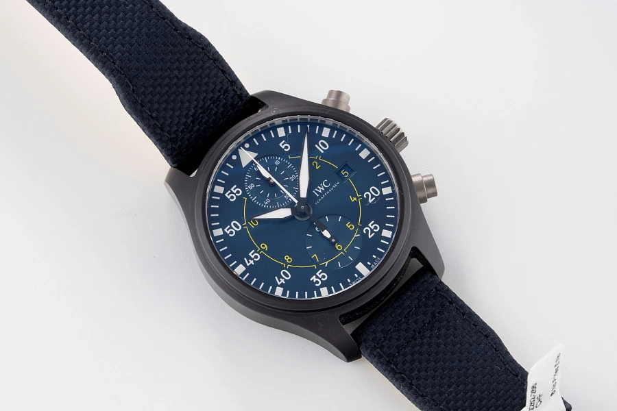 Pilot Angels Edition Flyback Chronograph Ref. IW389008 in Black Ceramic