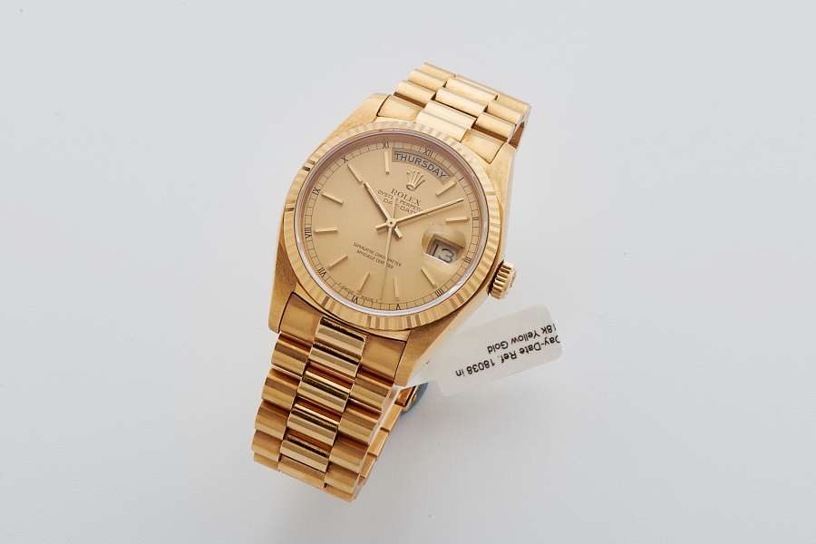 Day-Date Ref. 18038 in 18k Yellow Gold