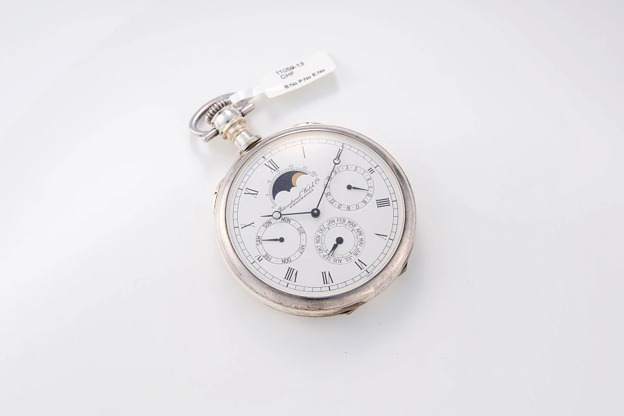 Annual Calendar Pocket Watch Ref. 5502 in 925 Sterling Silver
