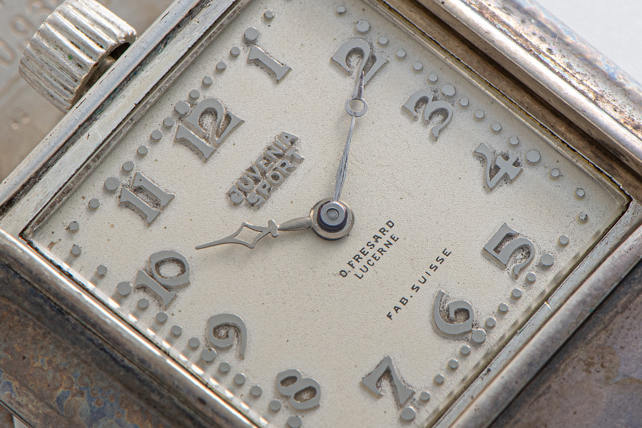 Sport Flask-Style Pocket Watch in Silver