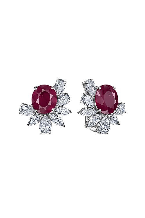 Ruby Earrings  4.58/5.55 carats
